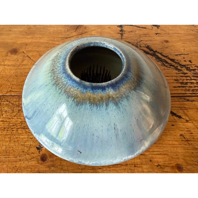Ikebana Vase, Studio Pottery, Signed For Sale In Portland, OR - Image 6 of 8