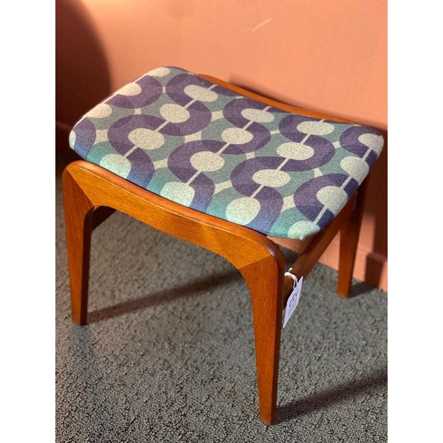 Vintage Danish Ottoman in Teak, 1960s For Sale - Image 6 of 6