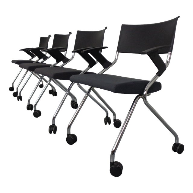 Flip Flap Office Armchairs from Sedus Stoll, Germany, 2014, Set of 4 For Sale