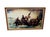This is a framed art print of Emanuel Leutze's 1891 painting, Washington Crossing the Delaware. This iconic image depicts...