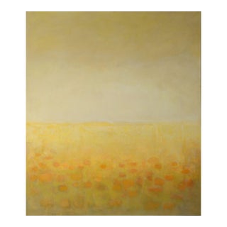 Contemporary Abstract Oil and Wax on Linen "Music From Elba" by Janise Yntema For Sale