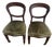 Pair of Early 20th Century Victorian Balloon Back Chairs For Sale