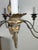 Late 19th Century Antique Italian Giltwood and Iron Six-Light Chandelier For Sale - Image 5 of 11