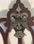 1930s Antique American Chippendale Style Bronze Eagle Alnut Fretwork Mirror For Sale - Image 5 of 6