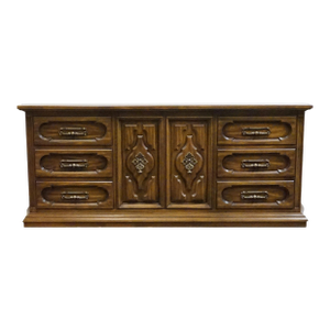 Unique Furniture Bolero II Collection Spanish Mediterranean 80" Triple Door Dresser 2824