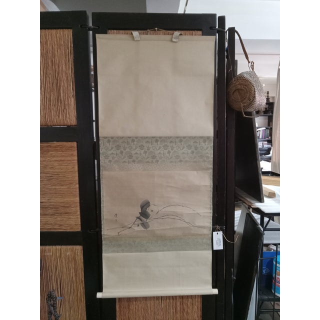 Silk Scroll Painting by Matsumura Keibun, 18th Century For Sale - Image 14 of 14