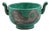 Silver Ceramic Argenta Bowl by Wilhelm Kåge for Gustavsberg, Sweden, 1950s For Sale
