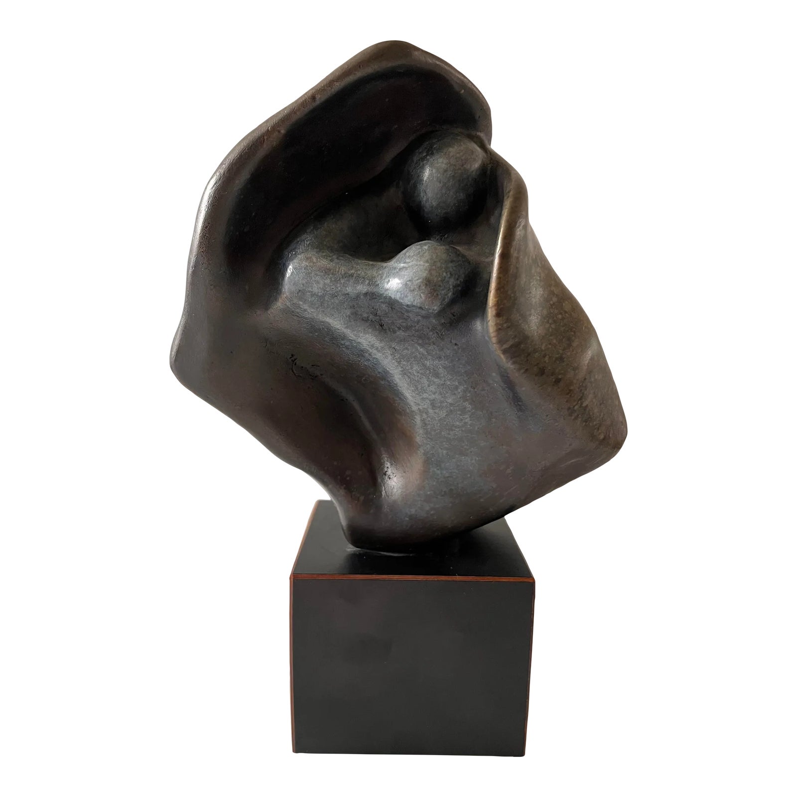 Vintage Bronze Sculpture by Virginia Rice Kelsey | Chairish