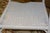 Vintage White Wicker Square Side / End Table With Lower Shelf For Sale - Image 10 of 13