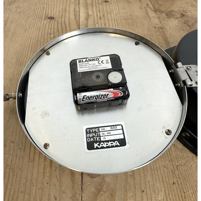 Vintage Black Kappa Maritime Wall Clock, 1980s For Sale - Image 17 of 18