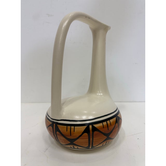 Vintage Midcentury Modern Ceramic Decorative Pitcher by Janet Haefner For Sale In Miami - Image 6 of 6