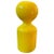 1970s Space Age Yellow Vetrochina Italian Candle Holder by Gabbianelli For Sale - Image 9 of 9