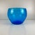 Blue Cobalt Blue Bubbled Glass Punch Set in the style of Biot, 1970, Set of 10 For Sale - Image 8 of 14