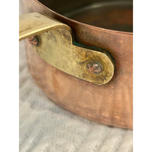 Vintage Copper & Brass Measuring Cups, Set of 4 – French Country Farmhouse Decor For Sale - Image 11 of 11