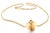 Cartier Yellow Gold Double C 3d Apple Pendant Chain Necklace For Sale In Philadelphia - Image 6 of 12
