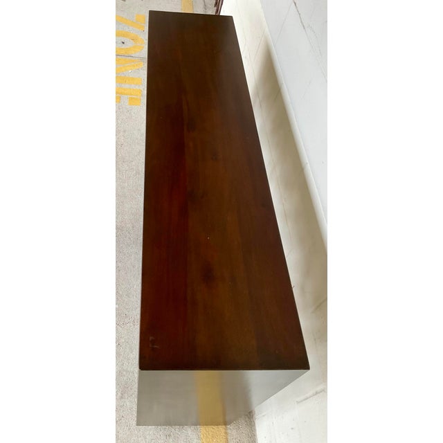 Contemporary Organic Modern Teak Branch Console Table For Sale - Image 3 of 5