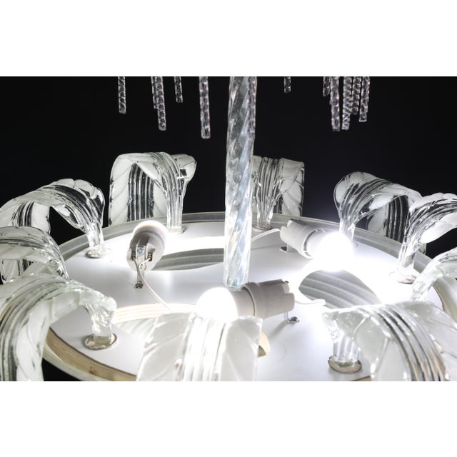 Museal Art Decò Ercole Barovier Murano Glass Chandelier, 1930 For Sale - Image 17 of 18