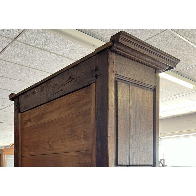 Louis XIII Cabinet in Carved Oak For Sale - Image 4 of 6