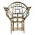 Vintage Coastal Tagged McGuire Gold Butterfly Chair For Sale
