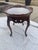 1930s Wooden Queen Anne Style Oval Side Table For Sale - Image 12 of 16