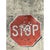 Late 20th Century Vintage Gunshot Stop Sign For Sale - Image 5 of 12