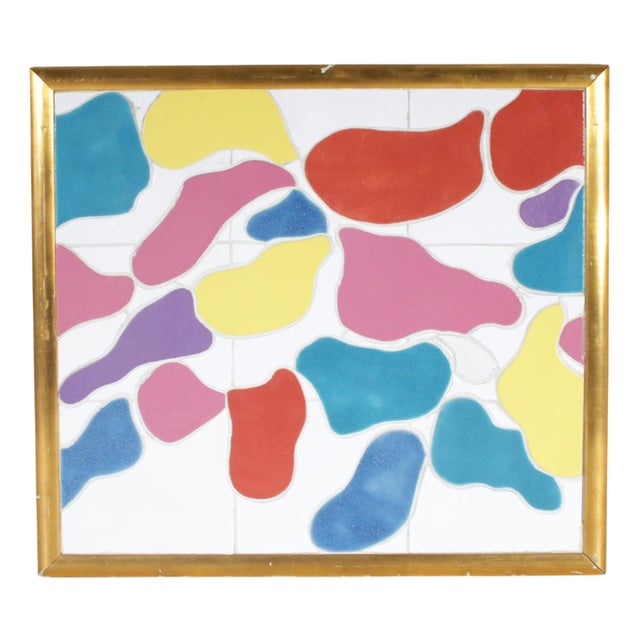 Framed Ceramic Arwork by Jan Snoeck, Netherlands, 1990s For Sale