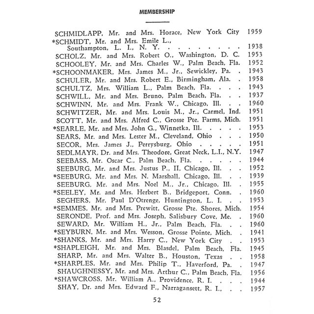 The Everglades Club 1961 Members' Annual Yearbook For Sale - Image 11 of 12