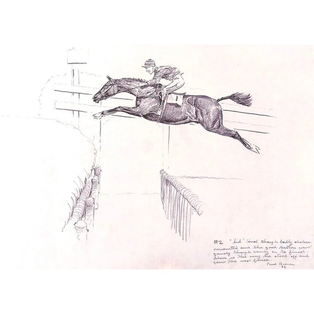"Inaugural Llangollen Race Meeting" 1931 Ours, Dorothy [Essay By] Sketches by Paul Brown For Sale - Image 15 of 18