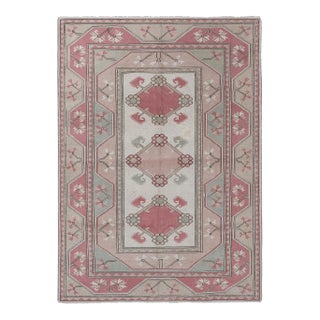 Vintage Turkish Milas Rug 6'11'' X 9'12'' For Sale