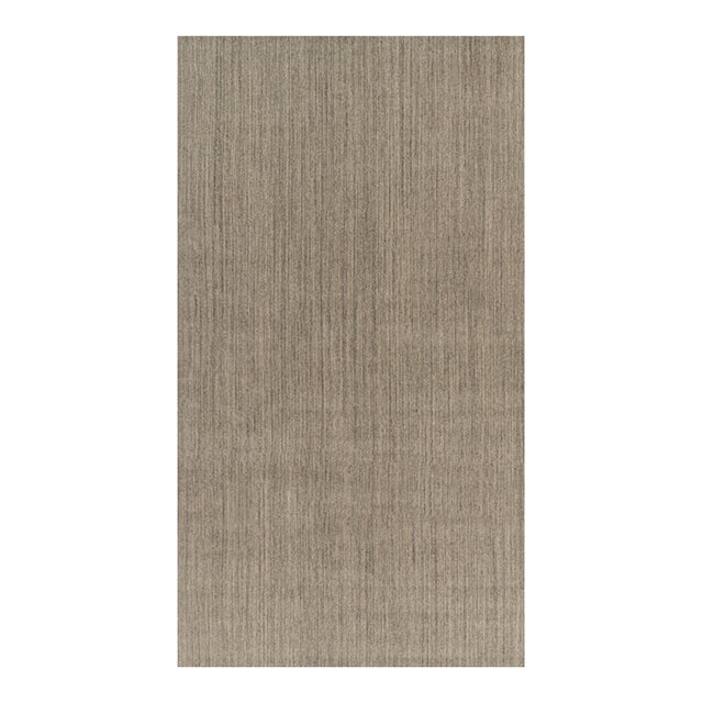 Rug & Kilim’s Oversized Modern Textural Rug With Beige and Gray Striae - 11x20 For Sale
