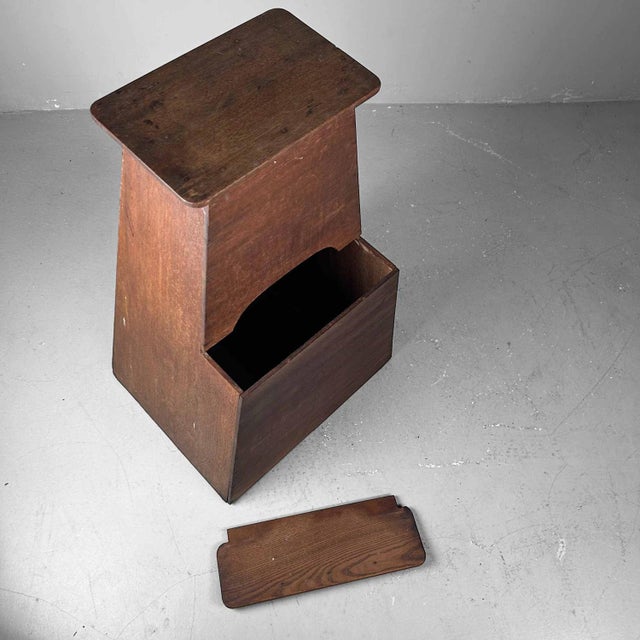 Brown Fumidai Wooden Stepping Stool, 1920s For Sale - Image 8 of 12