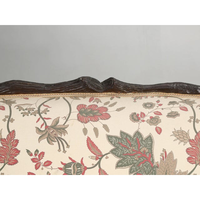 Restored Antique Black Forest Sofa From a French Chateau For Sale In Chicago - Image 6 of 13