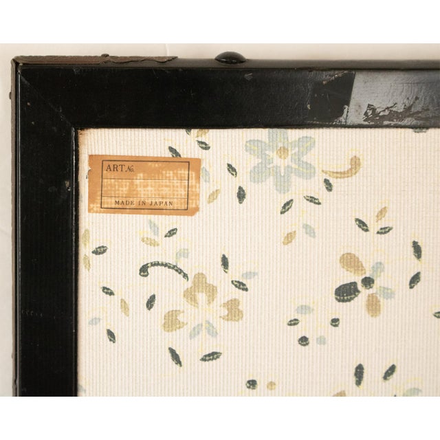 "Big Pine Tree and Egrets", Showa Era Japanese Byobu Screen For Sale - Image 16 of 18
