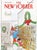 Original vintage New Yorker magazine cover dated December 12, 1983 featuring a Christmas theme. Cover art by Arthur Getz...