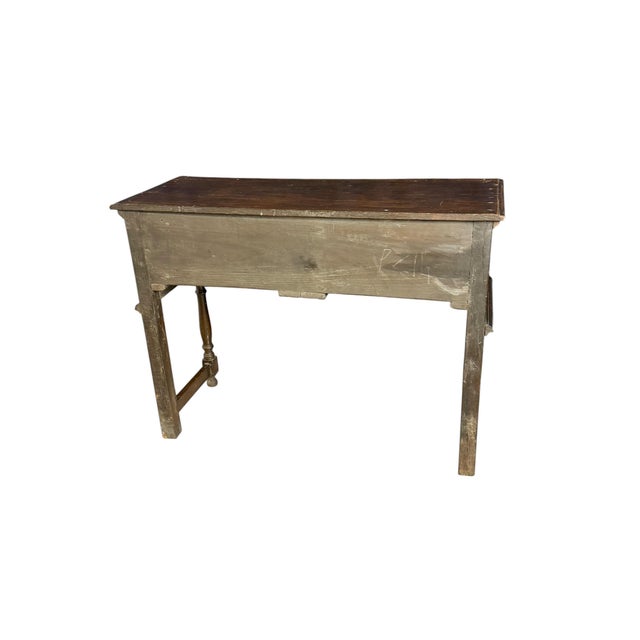 Antique Geometric Oak Dresser Base, 1890s For Sale - Image 12 of 16