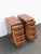 Wood J B Van Sciver Tall and Narrow Maple Nightstands End Bedside Tables a Pair 6436 For Sale - Image 7 of 17