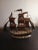 Metal 1970s Hand Carved Brass Ship 3d Model For Sale - Image 7 of 8