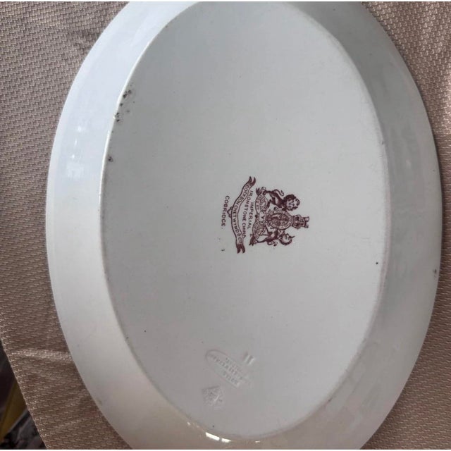Antique English Ironstone Platter – C. 1866–1872 For Sale - Image 4 of 5