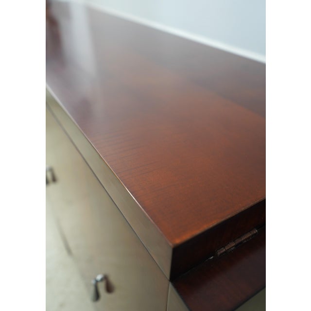 Baker Archetype Cherry Drop Side Bar Server For Sale - Image 13 of 18