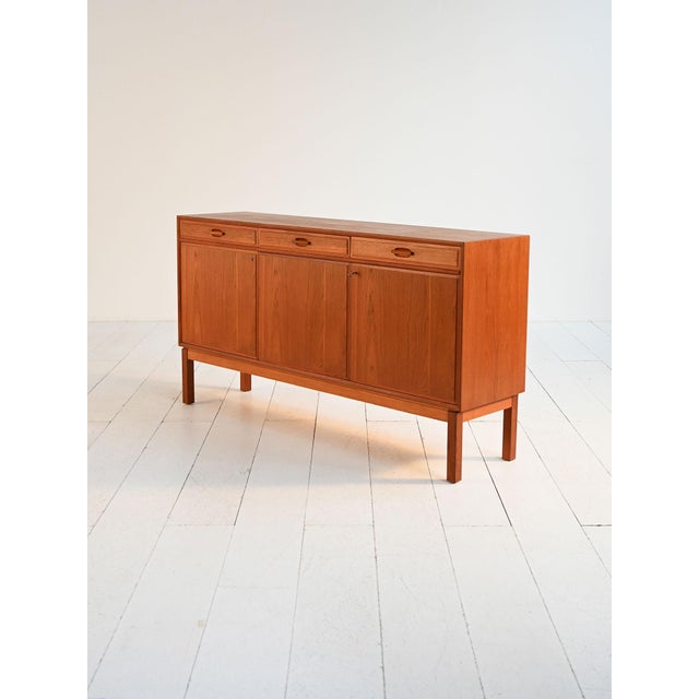 1950s Scandinavian Teak Sideboard, 1960s For Sale - Image 5 of 11