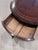 French Jonathan Charles Round Side Table Walnut Finish With Burl Veneers and Hand Cut Inlays For Sale - Image 3 of 9