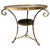 Early 20th Century French Directoire Round End Table Gueridon Brass with Black Marble Top For Sale - Image 15 of 18