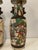 Pair of 19th Century Nanking Chinese Famille Verte Battle of 3 Kingdoms Vases, mounted as lamps. Decorated crackle glaze...