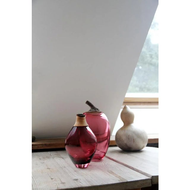 Tall Hot Pink Branch Vase by Pia Wüstenberg For Sale - Image 6 of 8