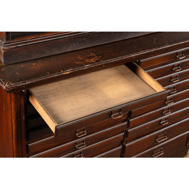 Early 20th Century Oak Mail Sorting Cabinet For Sale - Image 15 of 18