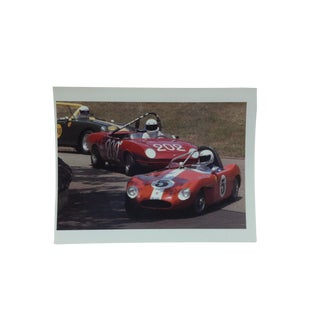 Vintage Automobile Grand Prix Photograph, "#5 in the Lead", Circa 1950 For Sale