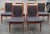 Set of Eight Hickory White Maple and Black Upholstered Dining Chairs For Sale - Image 13 of 14