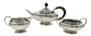 Silver Tea Service from Liberty & Co., Birmingham, 1912, Set of 3