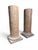 Beige Breccia Marble Columns, 1780s, Set of 2 For Sale - Image 8 of 12
