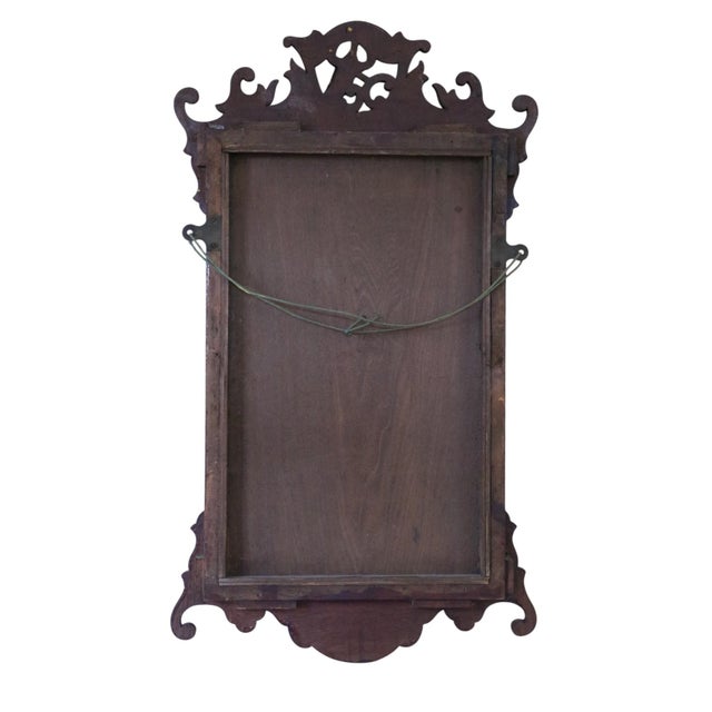 Wood Antique Georgian Revival Overmantle Wall Mirror, 1900 For Sale - Image 7 of 8